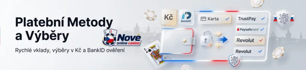 Nové české online casino podporující rychlé vklady a výběry 